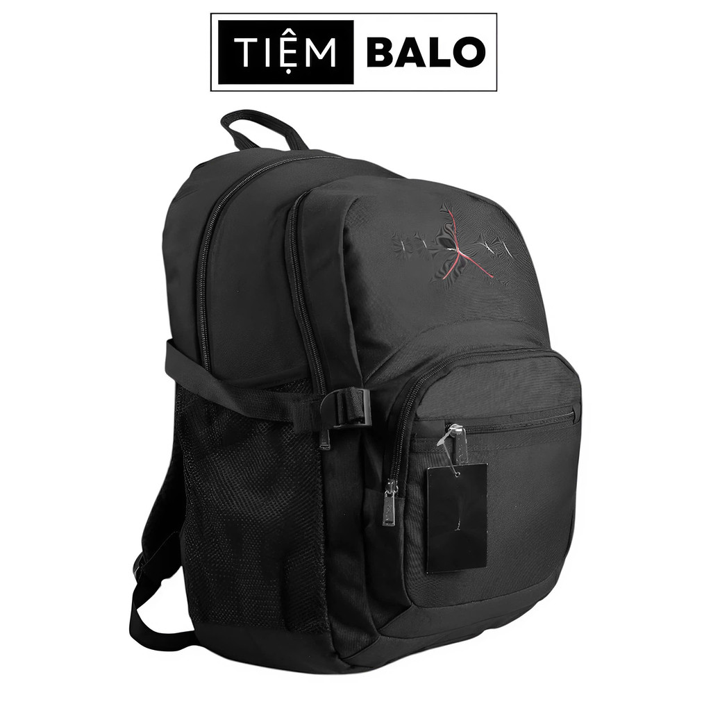 JD CLASSIC Fashion Travel Backpack กระเป๋าเป้นักเรียนสีดํา ผ้ากันน้ํา ขนาด 48*30*20 Cm BACKPACK SHOP