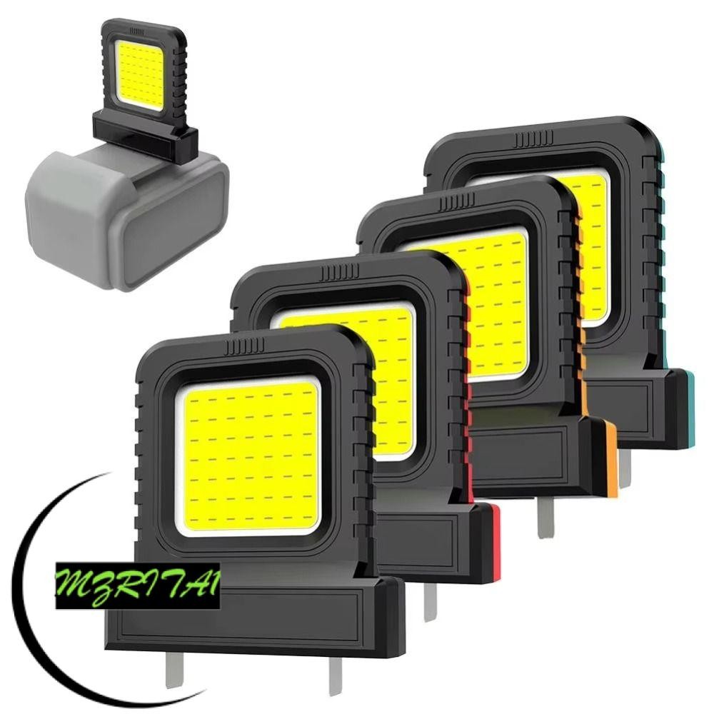 MARITA1 ไฟฉายกลางแจ้ง, ชิ้นส่วนเครื่องมือไฟฟ้า Universal LED ทํางาน, ความสว่างสูงคุณภาพสูงปรับโคมไฟแบตเตอรี่ลิเธียมทนทาน 18V-21V แบตเตอรี่ Li-ion