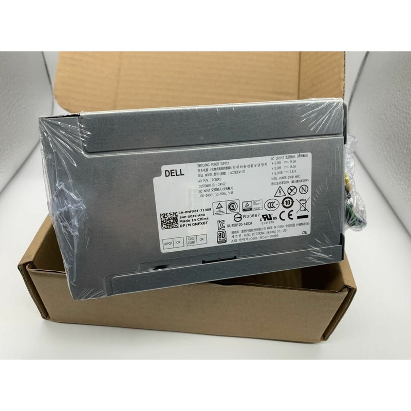DELL AC290EM-01 NFX6T PCB045 L/HU/D/H290AM-00 290W 8 Pin แหล่งจ่ายไฟ