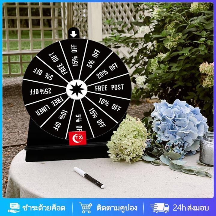 Spin Wheel สําหรับรางวัลพร้อมขาตั้งอเนกประสงค์ Spin Prize Wheel Raffle Wheel Compact Spinner Game Wh