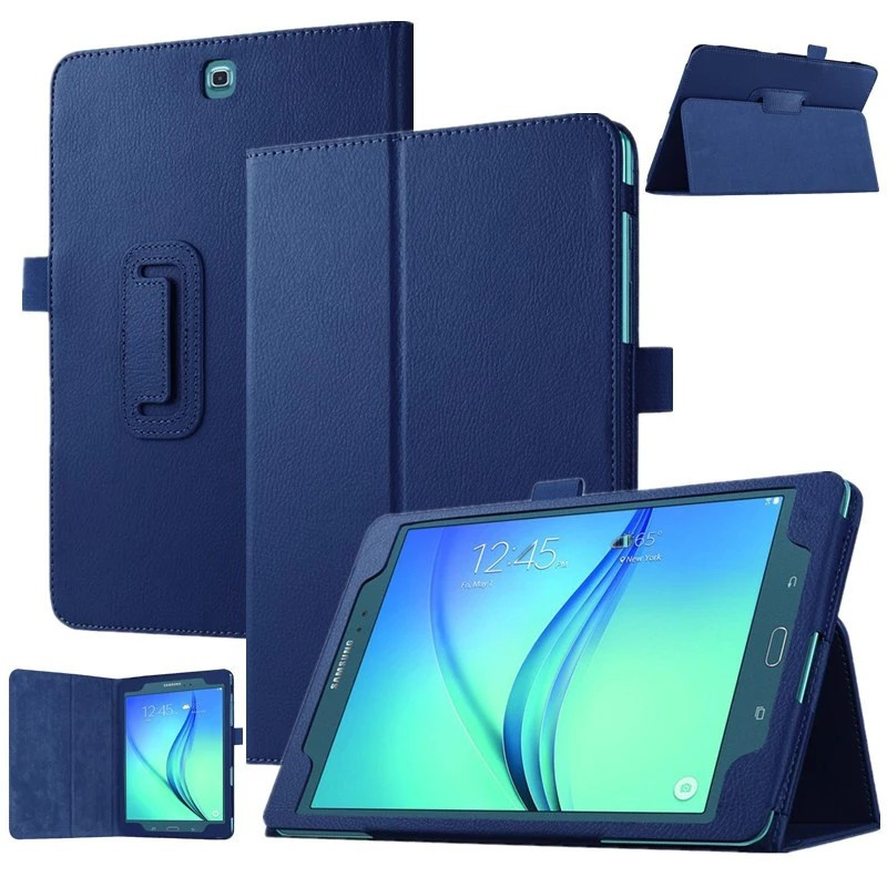 รูปแบบลิ้นจี่สําหรับ Samsung Galaxy Tab A 8.0 T350 T355 P350 P355 เคสแท็บเล็ตพับ Folio Stand ฝาครอบอัจฉริยะ