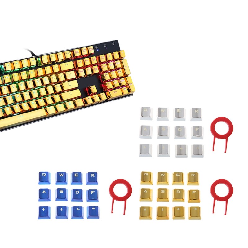 Pbt แสงที่ไม่ซ้ํากันโปร่งแสง Keycap Kaihua กล่องแกนสีขาว Duga k320w Keycap Razer Black Widow v3 Low 