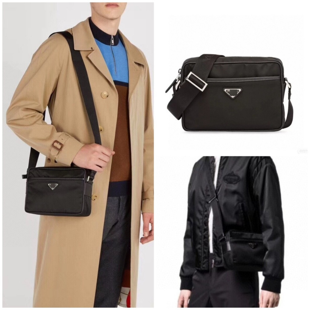 Pre order ราคา4400 PD 2VH048 กระเป๋าสะพายข้าง Nylon Size23*16*7cm