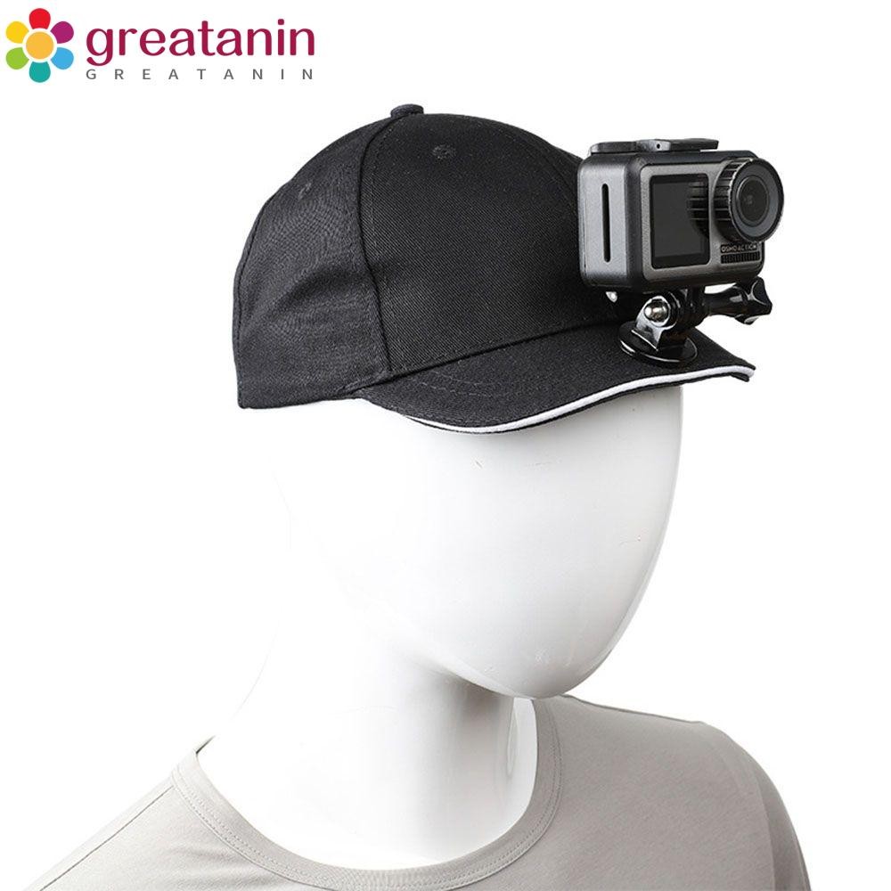 GREATIN Cap Mount Holder สายคล้องคอสําหรับ Hero 10/9/8/7/6/5 DJI OSMO Action Insta360 One R/RS