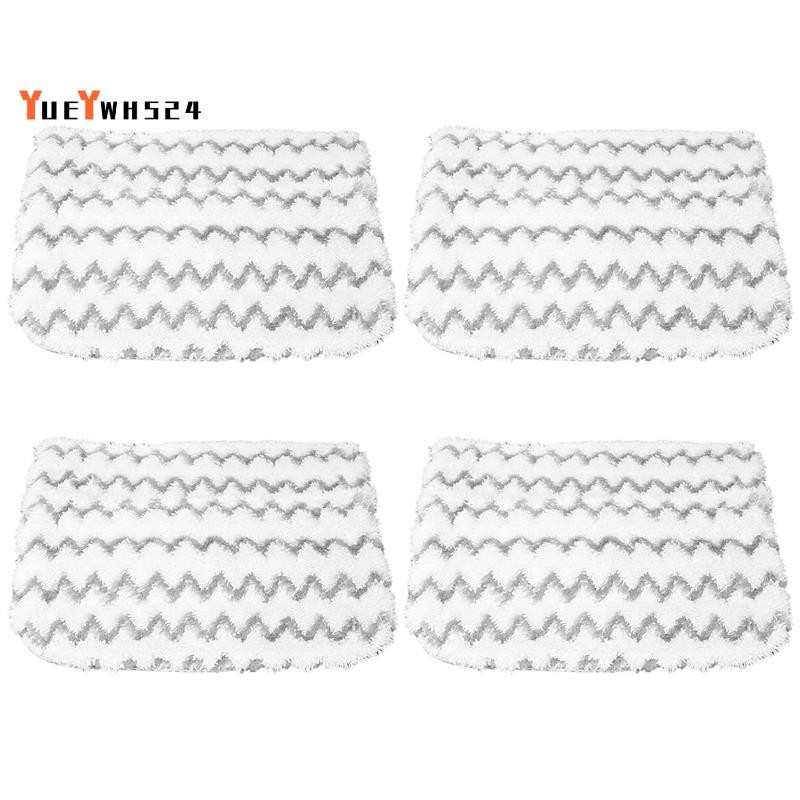 [ขายดี Y4]อุปกรณ์เสริมแผ่นทดแทน 4 ชิ้นสําหรับ Steam Mop S1000, S1000A, S1000C, S1000WM, S10001C, แผ่