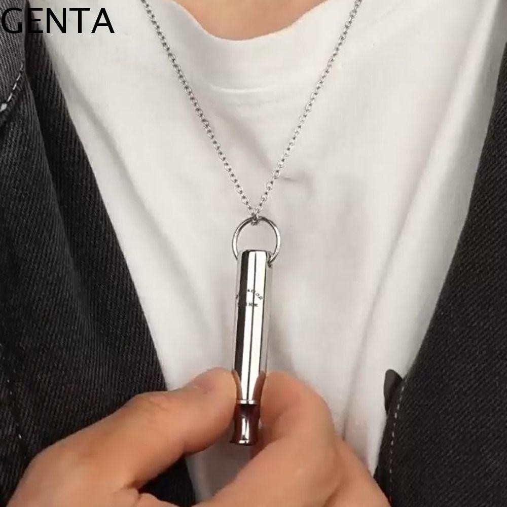 สร้อยคอมุก GENTA 528Hz ไทเทเนียมเหล็ก สำหรับโยคะและสมาธิ