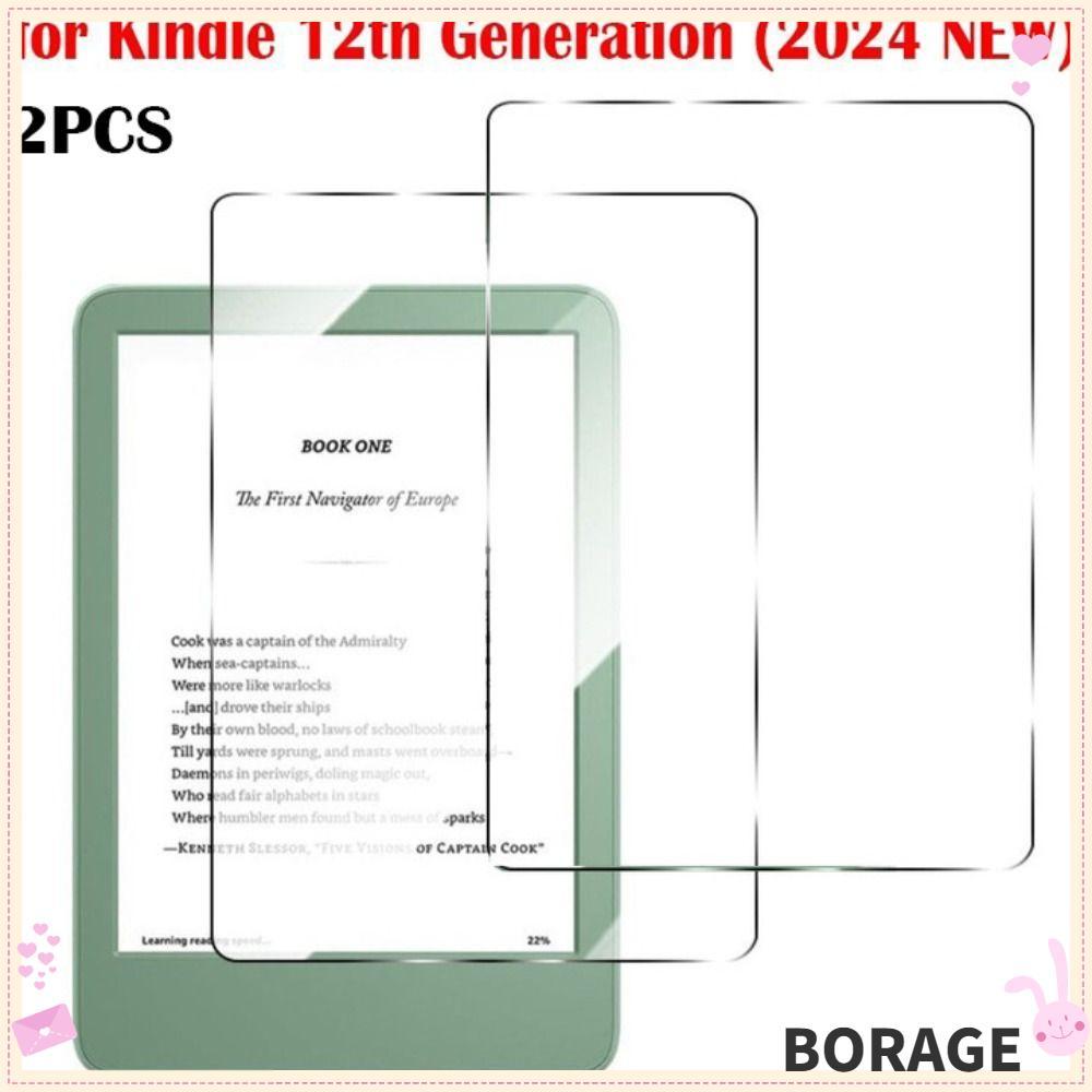 BORAG กระจกนิรภัย, กันกระแทก 6 นิ้ว e-Reader ปกป้องหน้าจอ, 2024 Anti Scratch C2V2L3 9H ฟิล์มป้องกันส