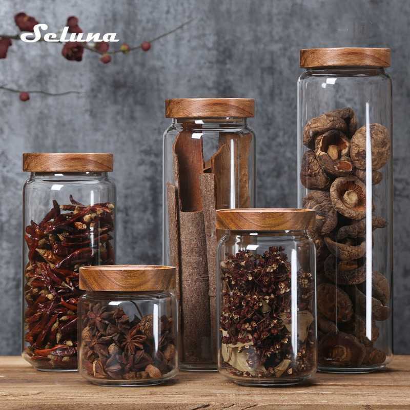 โถเก็บกาแฟแก้ว Seluna - FG02 -RRT