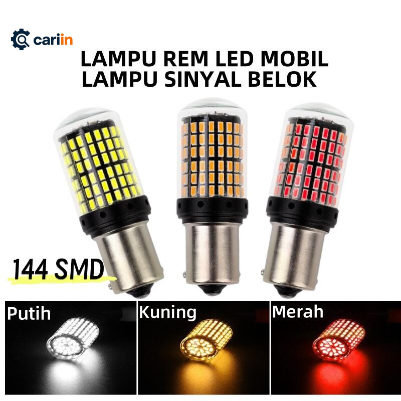 ไฟเบรค LED ไฟเลี้ยวเบรครถย้อนกลับไฟ 1156 1157 BA15S BAU15S 7440 S25 Super Bright