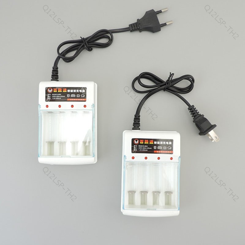 Smart Battery Power Charger 4-Slots ชาร์จ Aa/Aaa Ni-Cd สําหรับ 1.2V แยกชาร์จ US/EU Plug TH12L2