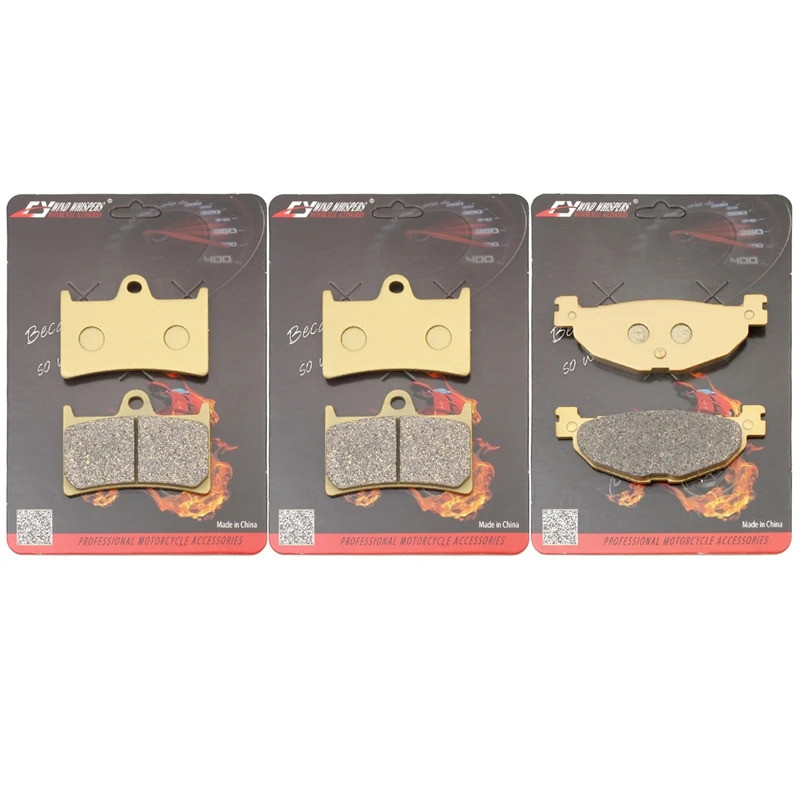 ผ้าเบรครถจักรยานยนต์สําหรับ YAMAHA XP500 XP 500 T-Max TMax 2008 2009 2010 2011