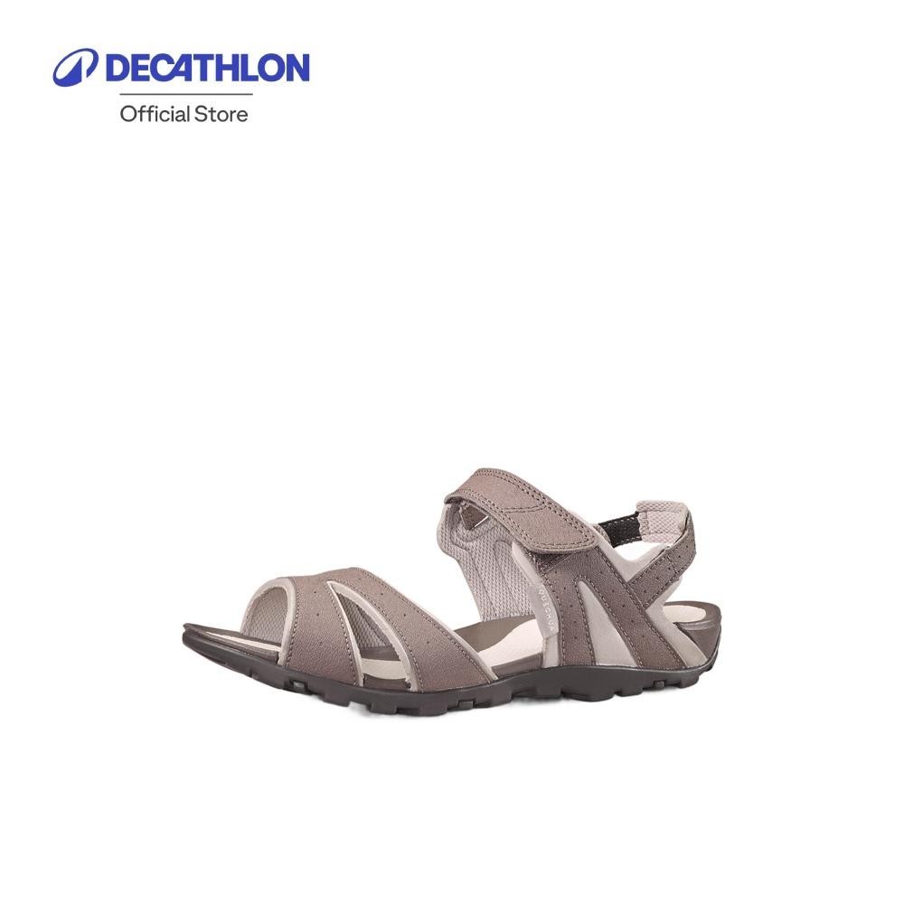 Decathlon Women'S Hiking Sandals Nh100 รองเท้ารัดส้นสำหรับผู้หญิงใส่เดินป่า รุ่น NH100 - Brown