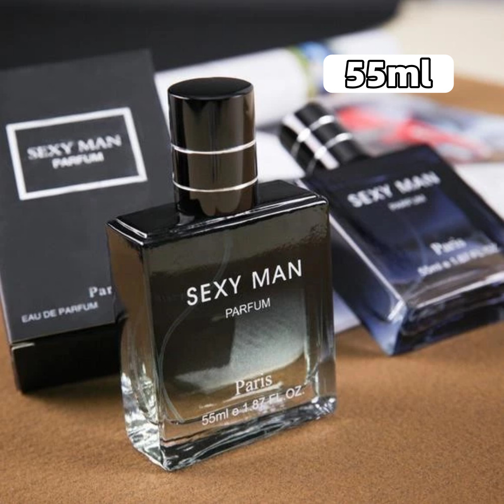 【 สินค้าพร้อมจัดส่ง】น้ำหอมผู้ชายสำหรับสปอร์ต SEXY MAN 55 ML กลิ่นหอมติดทน ให้ความรู้สึกเป็นชายแก่ผู้