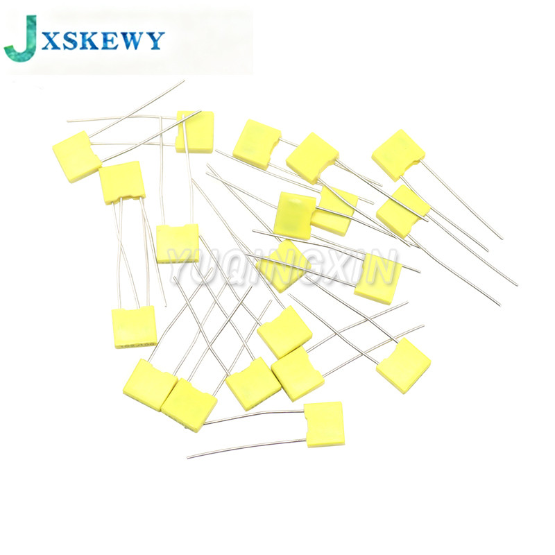 20pcs Polypropylene ความปลอดภัยฟิล์มพลาสติก 100V 1nF ~ 1uF 100nF 220nF 470nF 10nF 47nF 22nF 1uF 0.47
