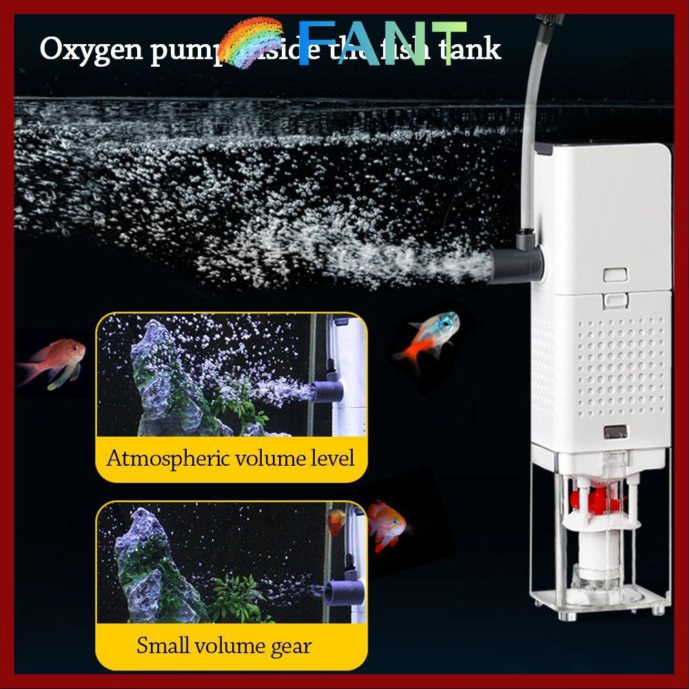 FANT 1 ชิ้นปั๊มกรองตู้ปลา,ตัวกรองภายในใต้น้ําตู้ปลา, 220V 3 in 1 Wave Maker ปั๊มเปลี่ยนน้ํา