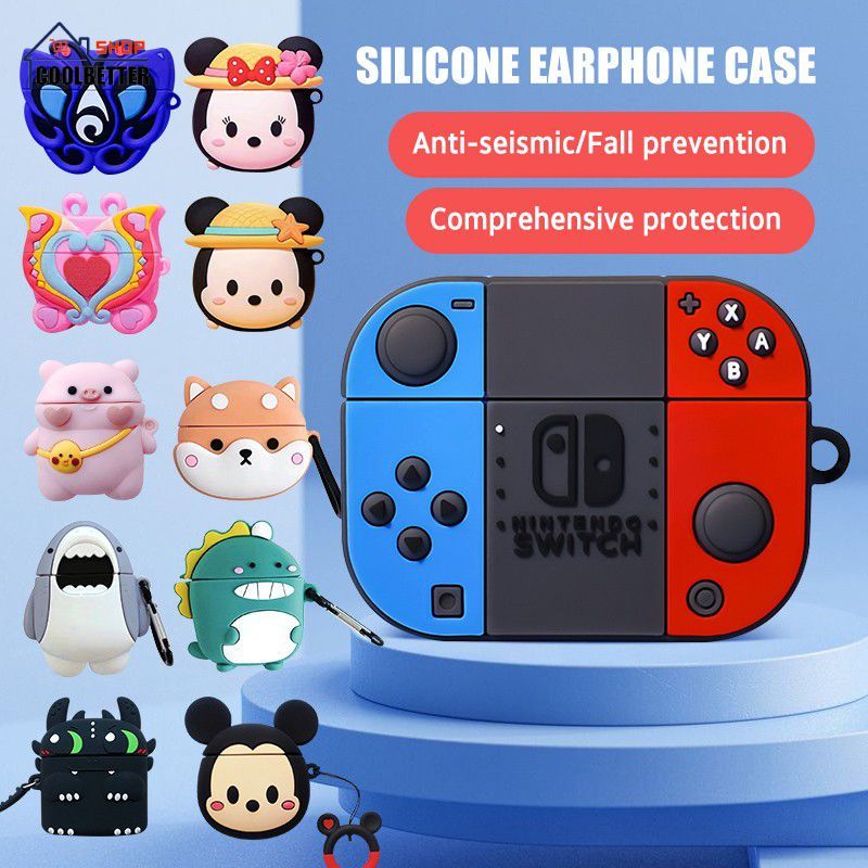 พร้อมของแถม!หูฟังสําหรับ Lenovo LP40 LP40PRO การ์ตูนเคสซิลิโคนสําหรับ Lenovo LP40/LP40 Pro หูฟังบลูท