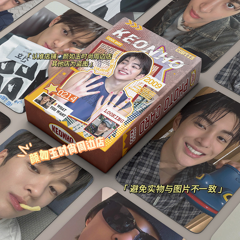 Anganho KEONHO KEONHO Laser Photocard CORTIS อัลบั้มใหม่สินค้า Photocard Polaroid LOMO Card โปสการ์ด