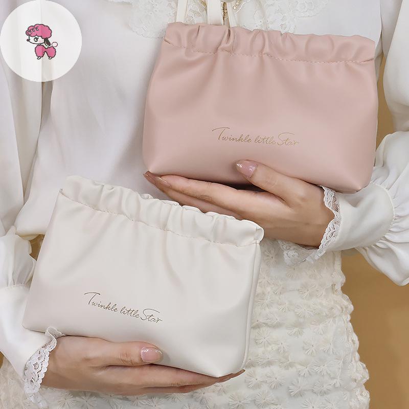 GRL PU Simple Mini ลิปสติกแต่งหน้ากระเป๋าผู้หญิงเครื่องประดับ Digital Organizer กระเป๋าแบบพกพาสุภาพส