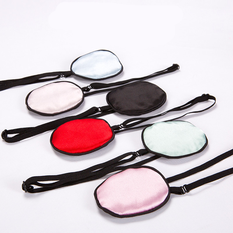 ผ้าปิดตานอน eye mask Amblyopia Eye Mask เด็กผู้ใหญ่ One-Eye Mask Silk Full Coverage Training Correct