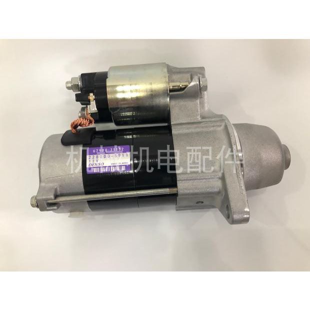 เครื่องกำเนิดไฟฟ้า TDK12000E TAIYO, เครื่องยนต์ประกอบ TDK14000TE, มอเตอร์สตาร์ท, มอเตอร์เริ่มทำงาน