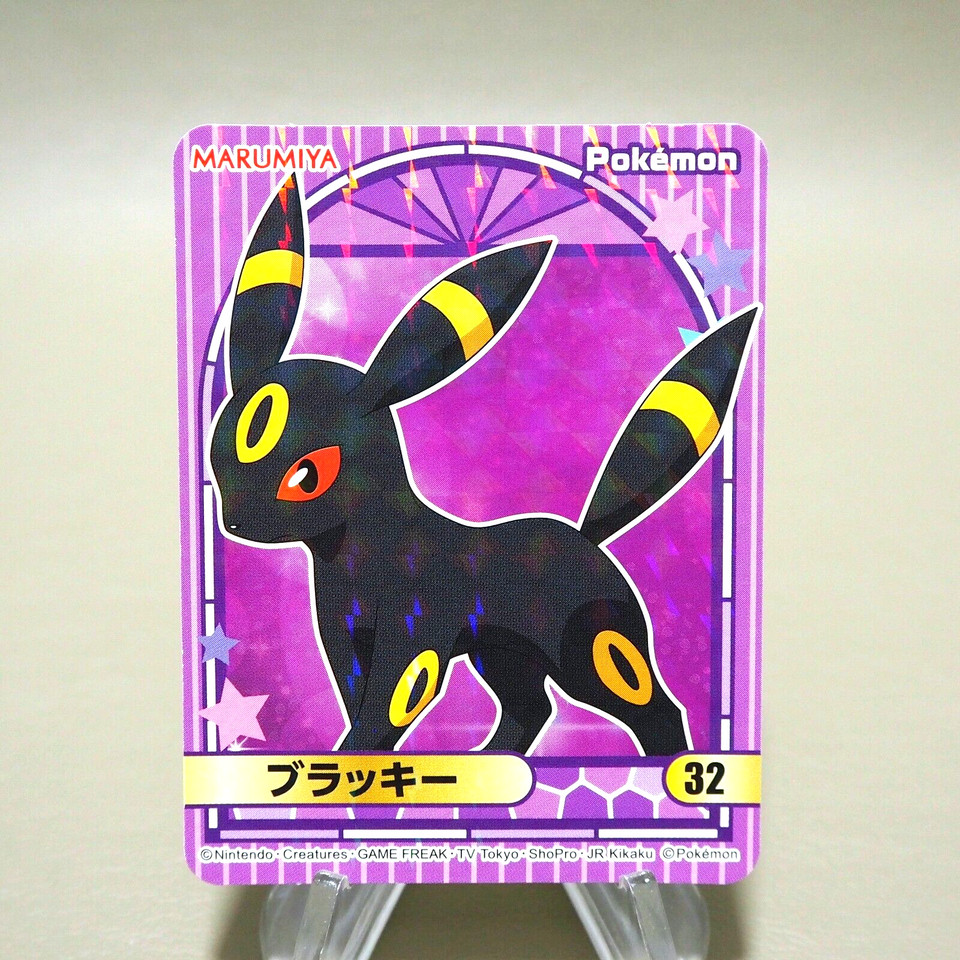 Pokemon Card Umbreon No.32 Seal Sticker MARUMIYA Nintendo MINT-NM Japanese k208