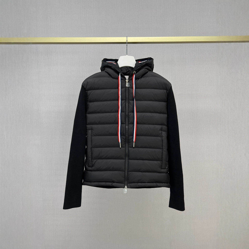 WL4J Moncle* New Hooded Knitted Down Jacket Fashionable Versatile Unisex