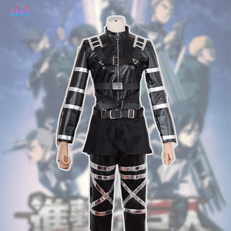 ชุดคอสเพลย์ Attack on Titan Final Season ตัวละคร Eren และ Mikasa สำหรับ.Cosplay