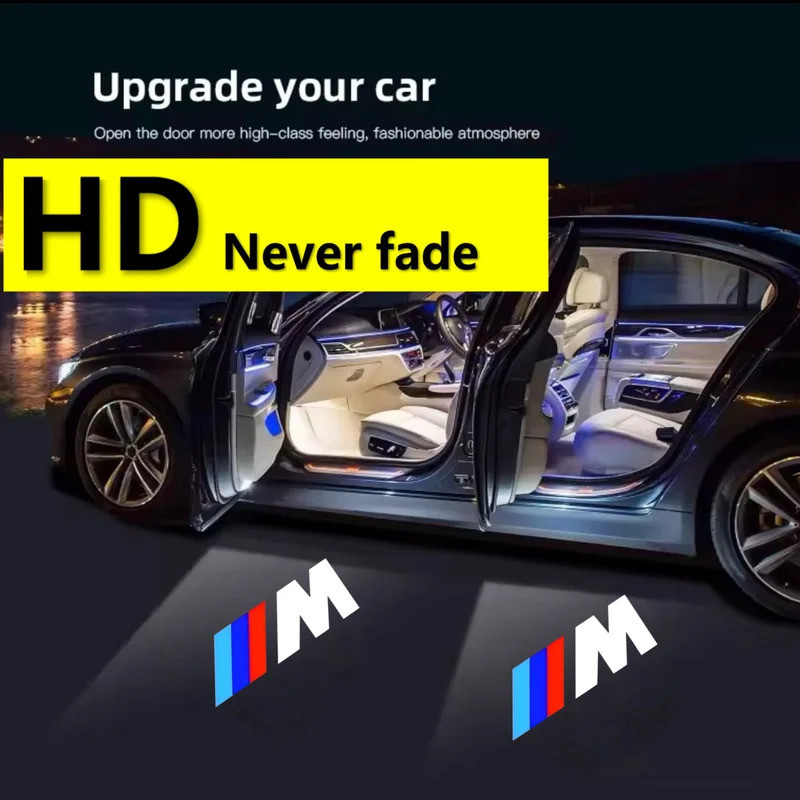 สําหรับ BMW GROUP 2 ชิ้นรถ HD Led ประตูต้อนรับสําหรับ BMW E90 E92 E60 E61 E65 F01 F02 F10 F30 F48 G3
