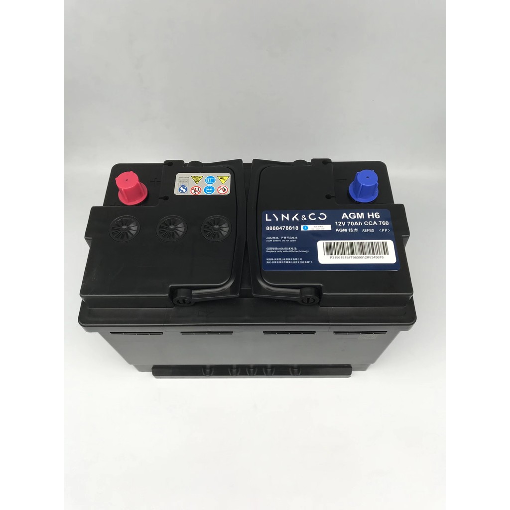 LYNK & CO LYNK 01/02 03 05 06 ต้นฉบับเฉพาะ AGM H6 แบตเตอรี่สตาร์ทปิดแบตเตอรี่ 12V70AH