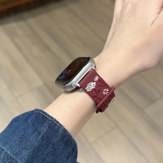 ใหม่ดอกไม้แกะสลักสําหรับ Amazfit Bip 6 5 5 Unity Bip 3 ซิลิโคนกีฬา Smartwatch สําหรับ Amazfit GTS 2 3 4 Mini Amazfit Active 2 สร้อยข้อมือสายนาฬิกา