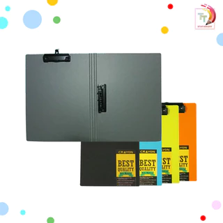 PK ( พี เค ) แฟ้มคลิปบอร์ด คลิปบอร์ด รุ่น พลาสติก และ PP FOAM ขนาด A5 / A4 / F4 ( 1 เล่ม / คละสี )