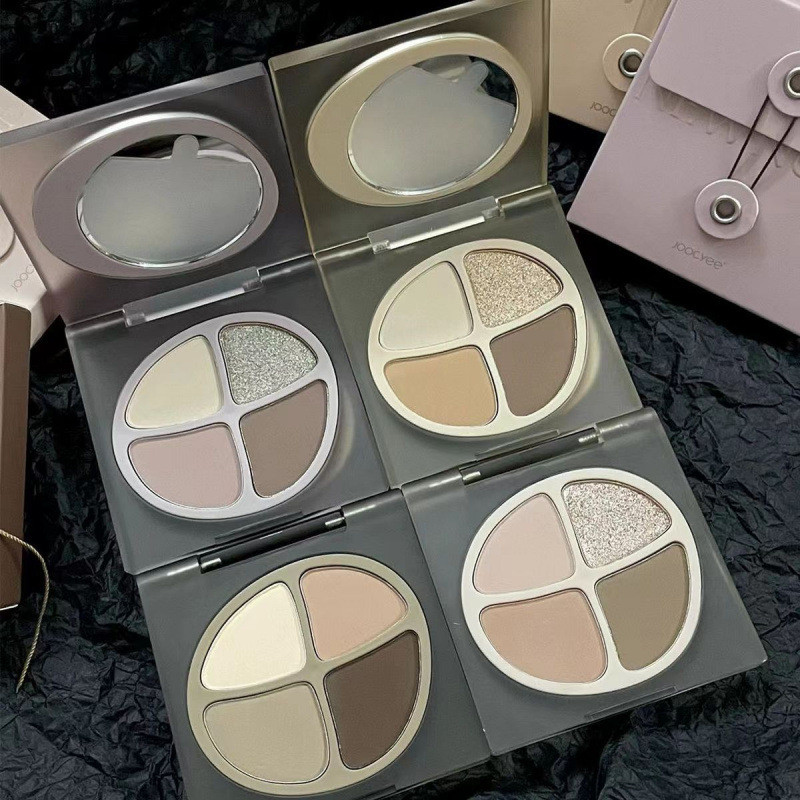 Joocyee Fermented Color Four-Color Eyeshadow Palette Native Nude Color Eyeshadow Earth Color Eyeshad