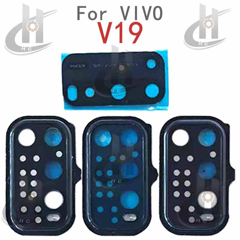 เลนส์กล้องด้านหลังแหวนฝาครอบกระจกเลนส์พร้อมกรอบสําหรับ VIVO V19 อะไหล่ทดแทน