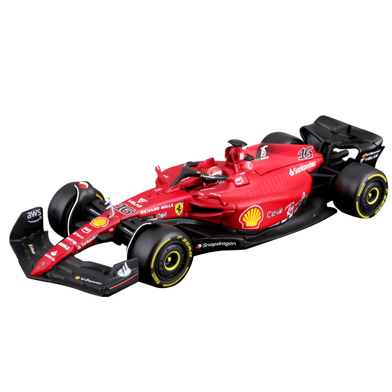 Burago Burago Ferrari 1: 43 F1-75 รถสูตรรถโลหะผสมรุ่นตกแต่งรถคอลเลกชัน