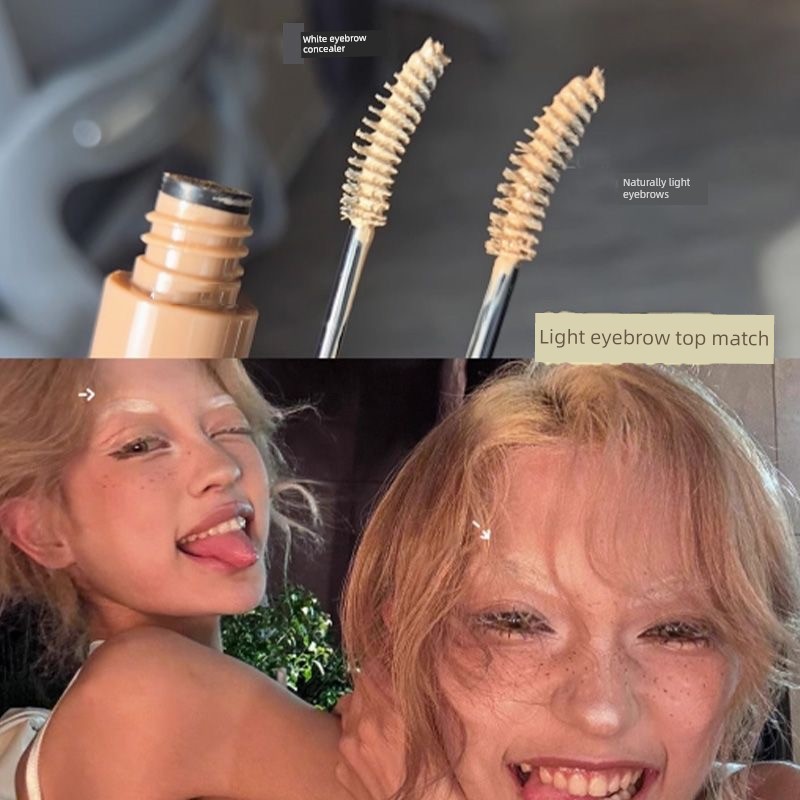 ปัดคิ้ว เจลปัดคิ้ว คิ้วตื้นสุดจับคู่!!คอนซีลเลอร์ Light Skin Color Dye Eyebrow Cream กันน้ํา Non-Fad