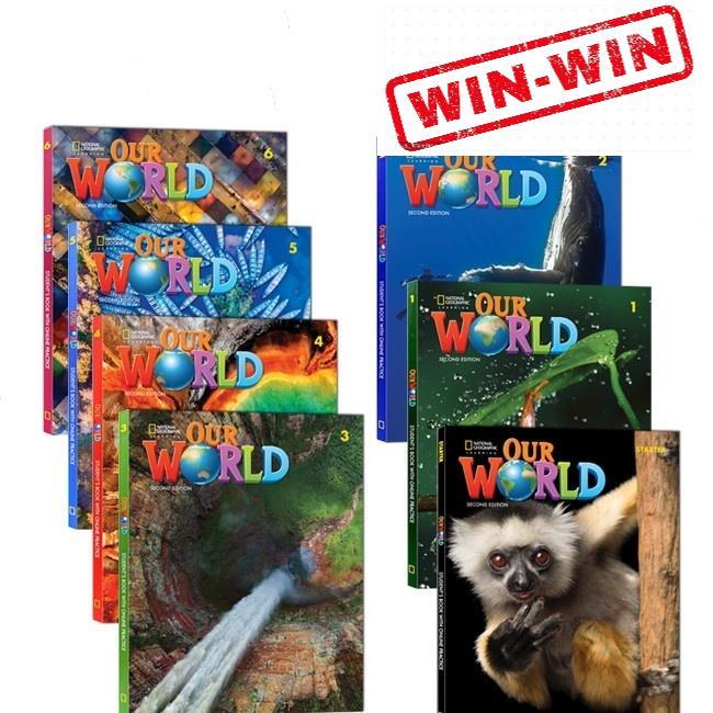 VV888 Our World 2nd Edition Grade Starter / 1 / 2 / 3 / 4 / 5 / 6 นักเรียนประถม เด็ก National Geogra