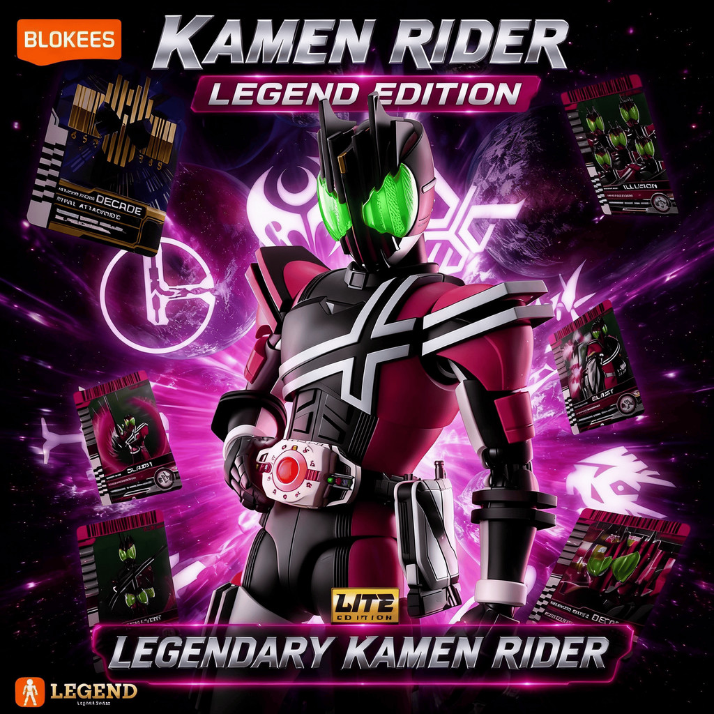 Blokees Kamen Rider Legend Edition โมเดลประกอบ Decade Kuuga 