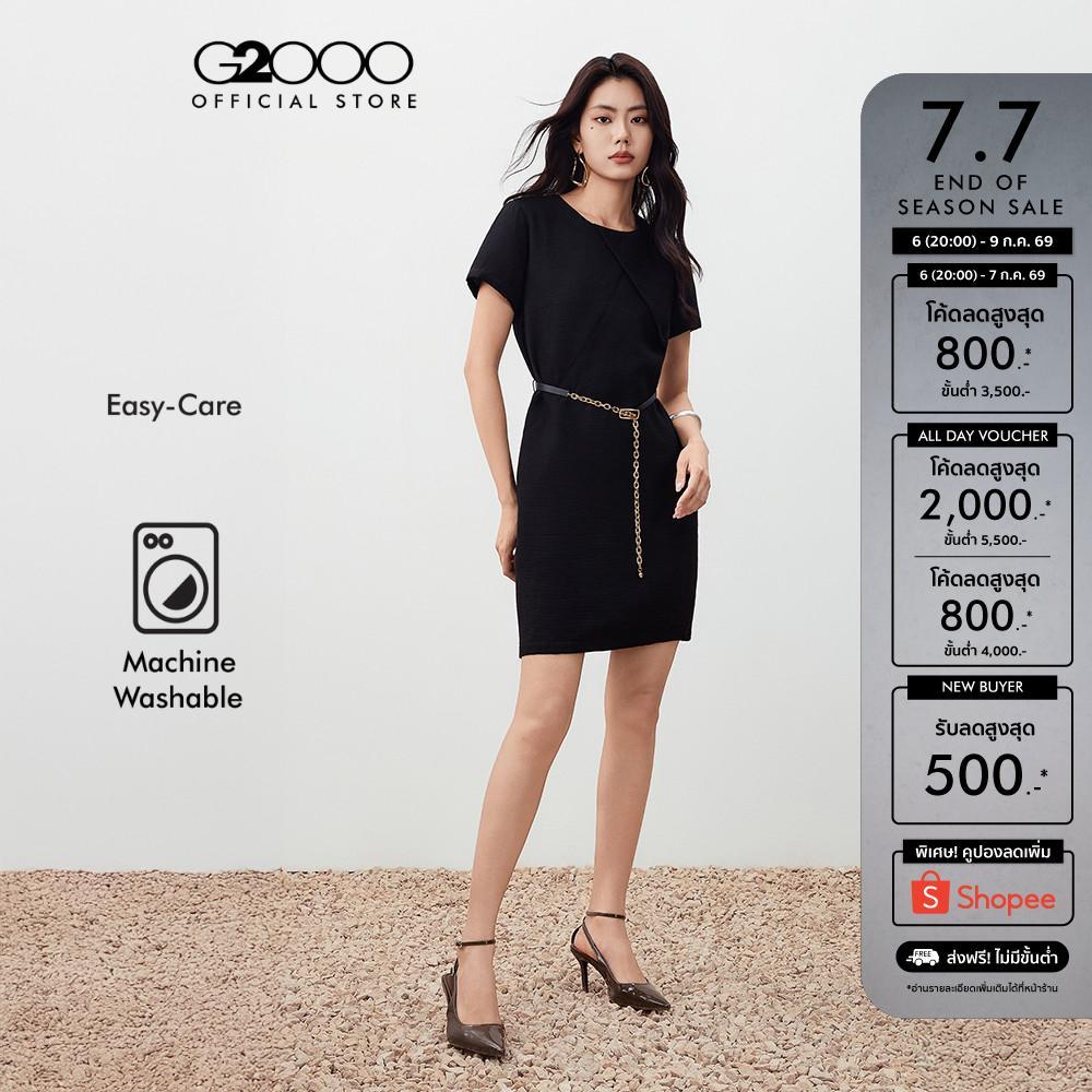 G2000 เดรสสำหรับผู้หญิง Fitted รุ่น 5623602599 BLACK