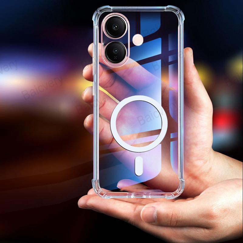 สําหรับ vivo V60 Lite V60Lite 4G 5G V2530 V2549 V2441U V2529 vivoV60Lite ซิลิคอนโปร่งใสกรณี Airebag 
