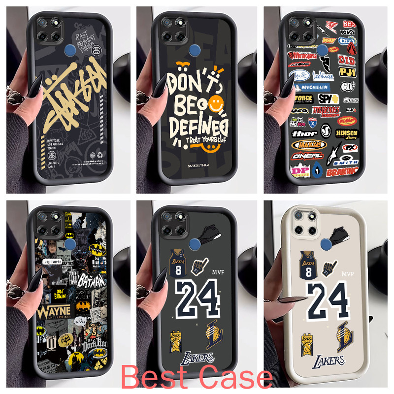 เคส Realme C12 เคส Realme C25 เคสRealme C25SเคสRealme Narzo 30AเคสCool Street Boy MatteซิลิโคนAnti-D
