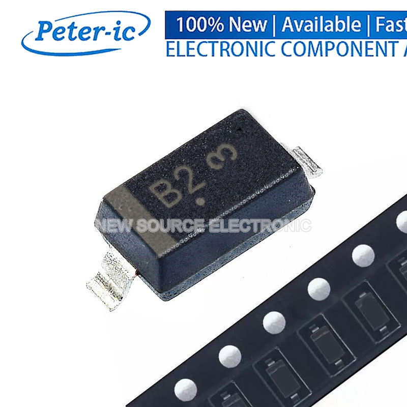 (2-10 ชิ้น) MBR0520LT3G MBR0520LT1G B2 SOD-123 ทรานซิสเตอร์ SMD Schottky Diode