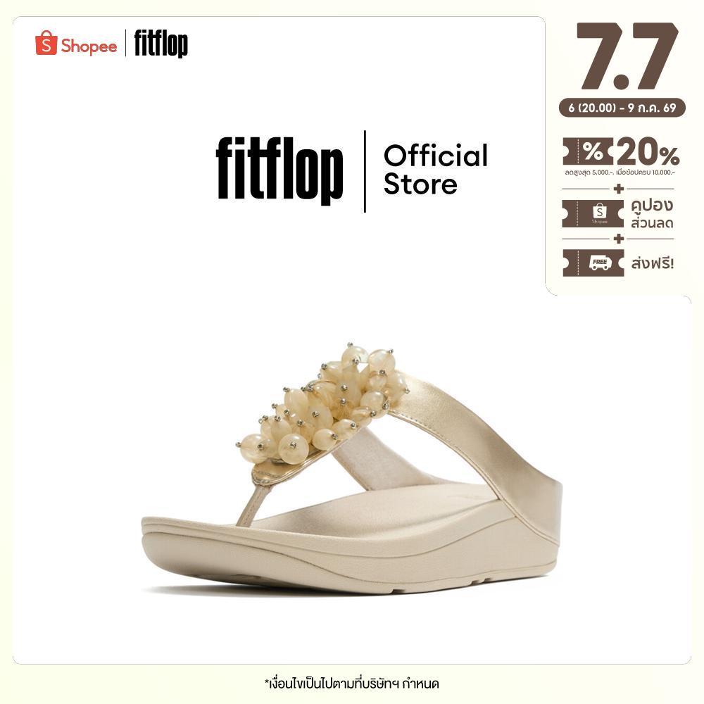 FITFLOP FINO BEAD-CLUSTER TOE-POST รองเท้าแตะแบบหูหนีบผู้หญิง รุ่น A2D-675 สี GOLD