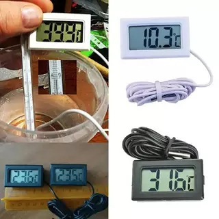 Campd FY-10 Mini LCD Digital Temperature เครื่องวัดอุณหภูมิ Aquarium Car Water Bath Temperature Tester Detector Monitor ฝังอุณหภูมิ Sensor (TH)