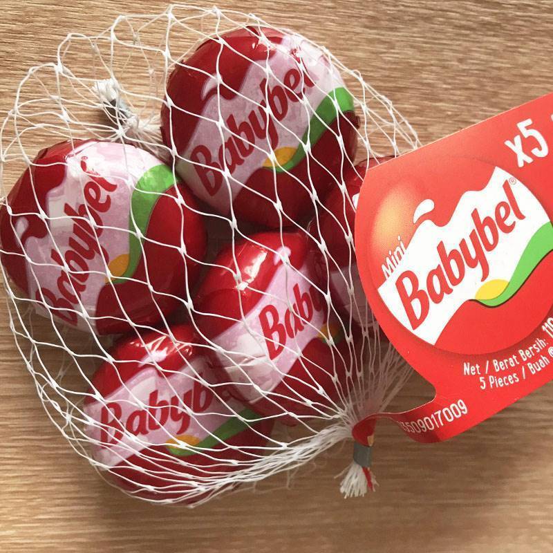 Babybel Red Skin Cheese French Little Baylor Wax Skin Cheese Red Wine Cheese Childrens Influencer Sn
