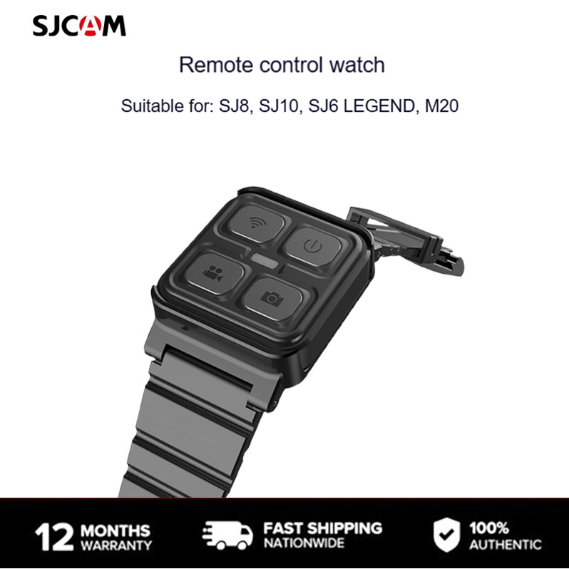 SJCAM กล้องกีฬารีโมทคอนโทรลสากลนาฬิกา C200/C300/SJ10Pro/SJ8Pro/SJ8Plus/SJ6Pro อุปกรณ์เสริม