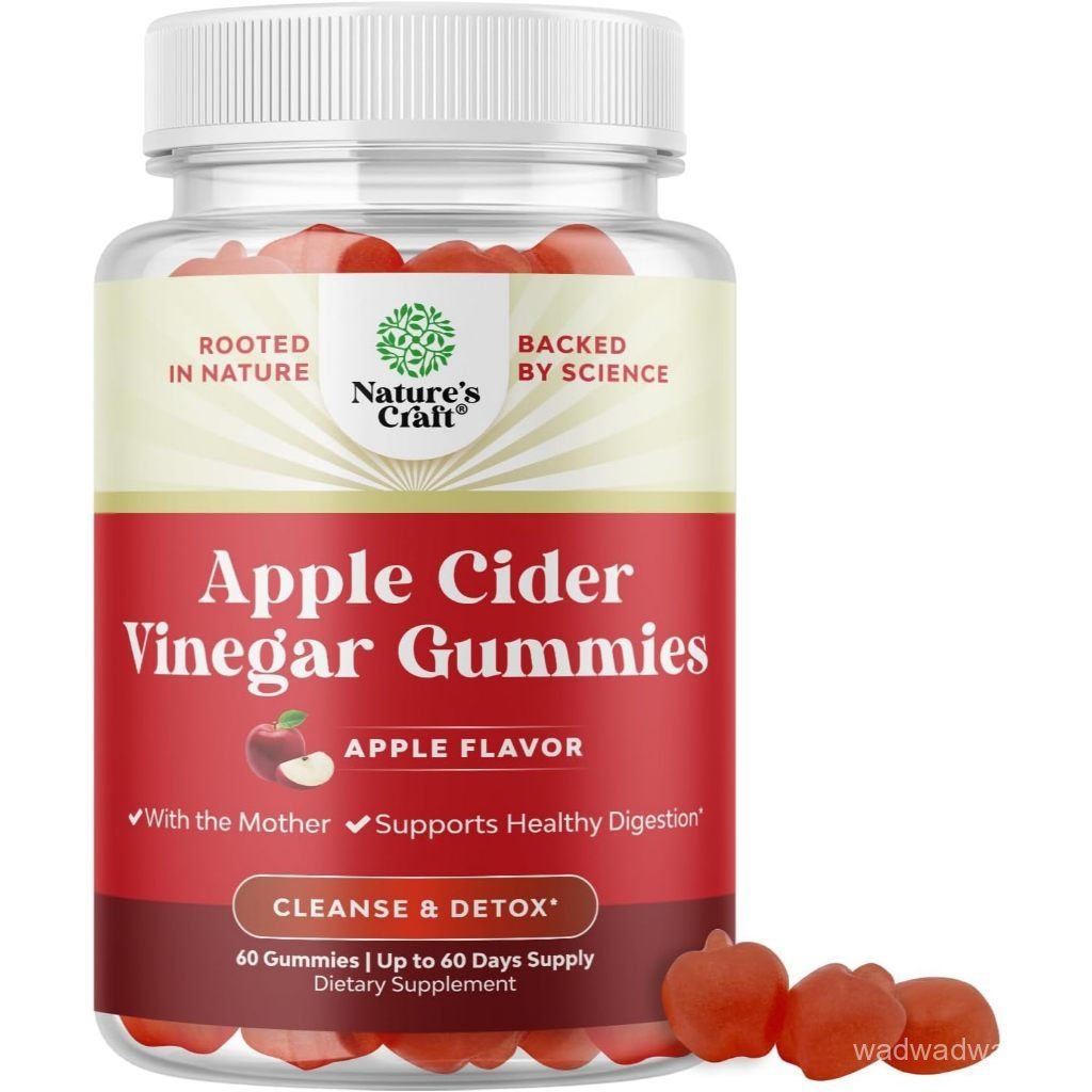 ACV Apple Cider Vinegar 60 Gummies - Superfood Infused ACV วิตามินสําหรับทําความสะอาดภูมิคุ้มกันย่อย
