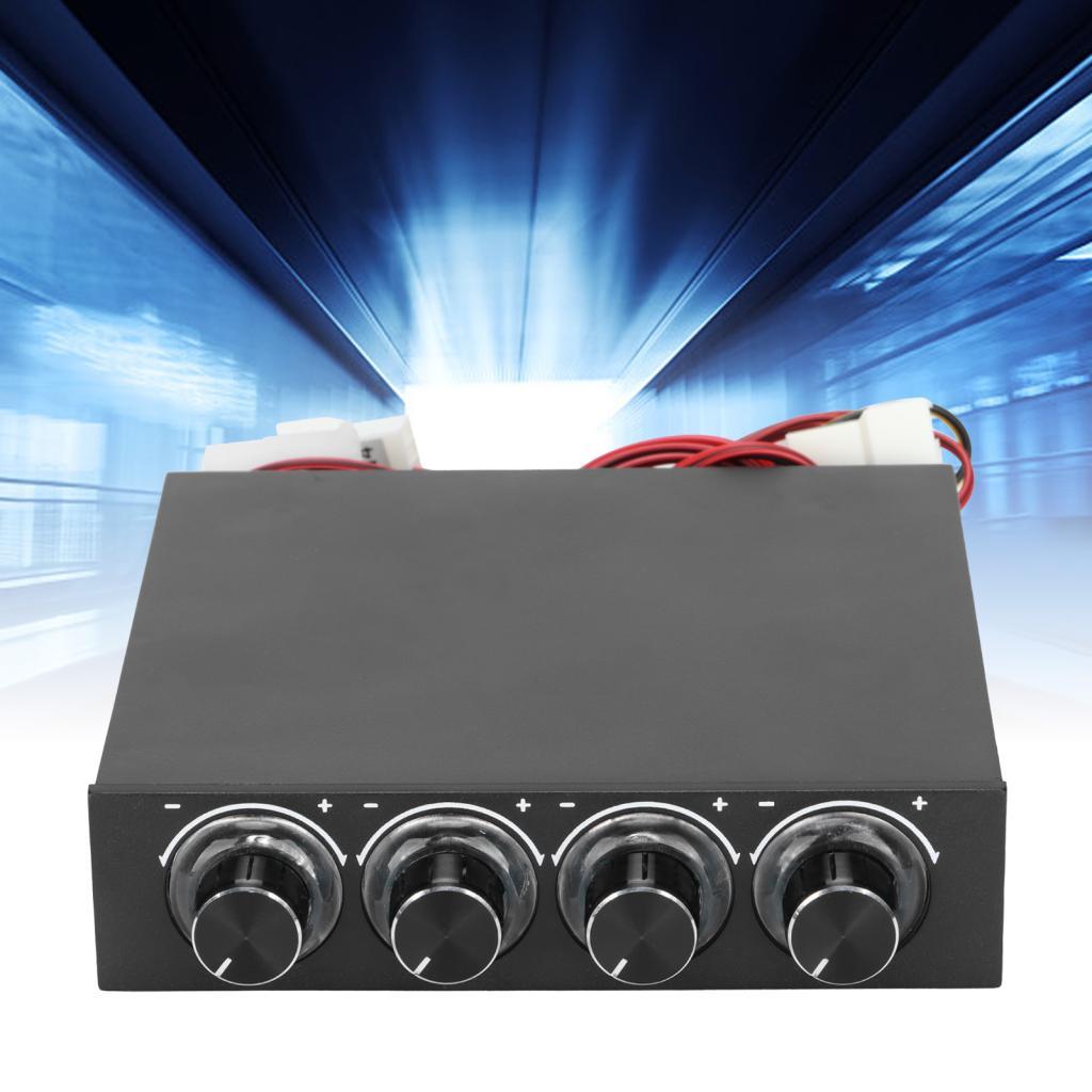 Sweetfree PC Fan Controller Cooling ลดเสียงรบกวนมัลติฟังก์ชั่น PWM Speed Chassis การควบคุมแผงด้านหน้