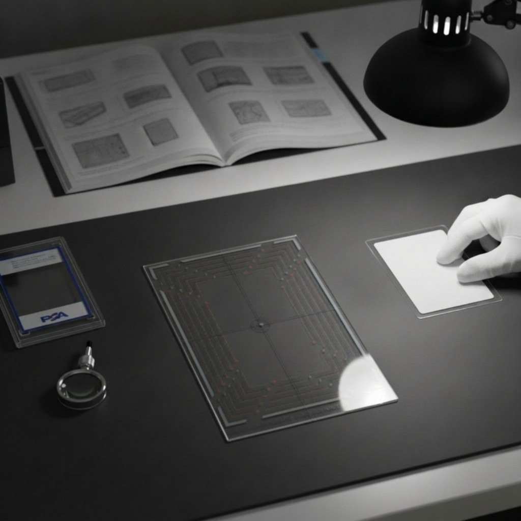 Trading Card Centering Tool Transparent Card Centering Tool เคลียร์แม่นยําสําหรับนักสะสม, โต๊ะ