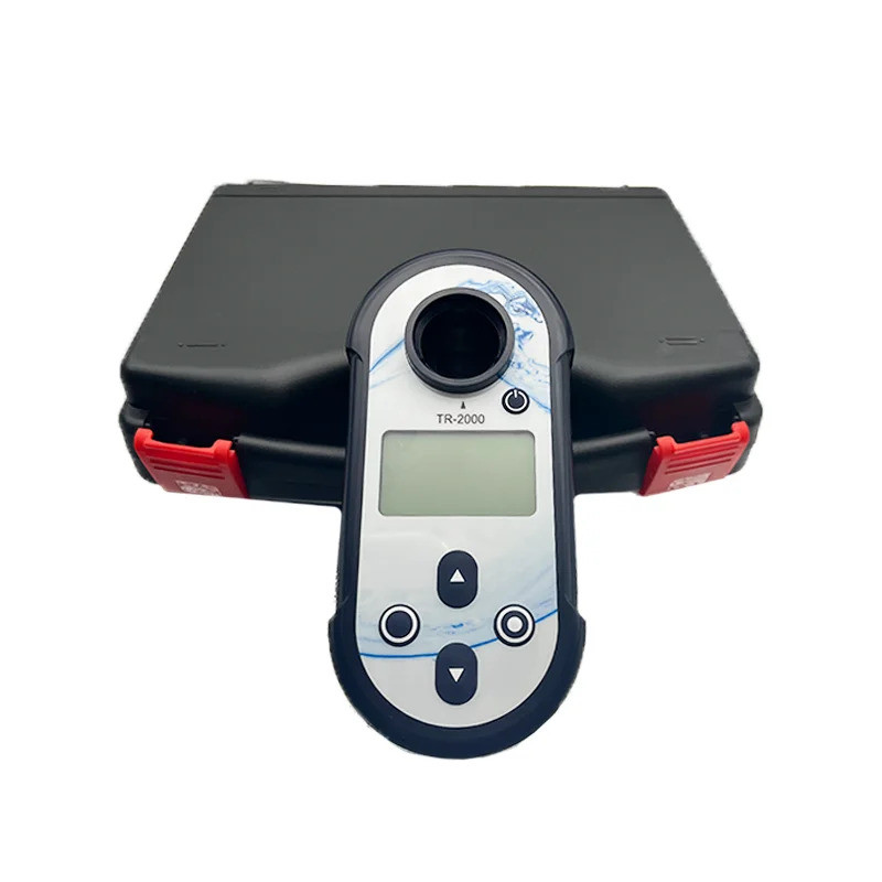 ใหม่แท้ TR-2000 เครื่องวิเคราะห์คุณภาพน้ําคลอรีน pH Photometer พร้อมแท็บเล็ต DPD1 pH CYA ALK&&-*