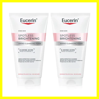 Eucerin Spotless Brightening Amino Cleansing Foam [150g x 2pcs] โฟมล้างหน้าสูตรอ่อนโยน ยูเซอริน.